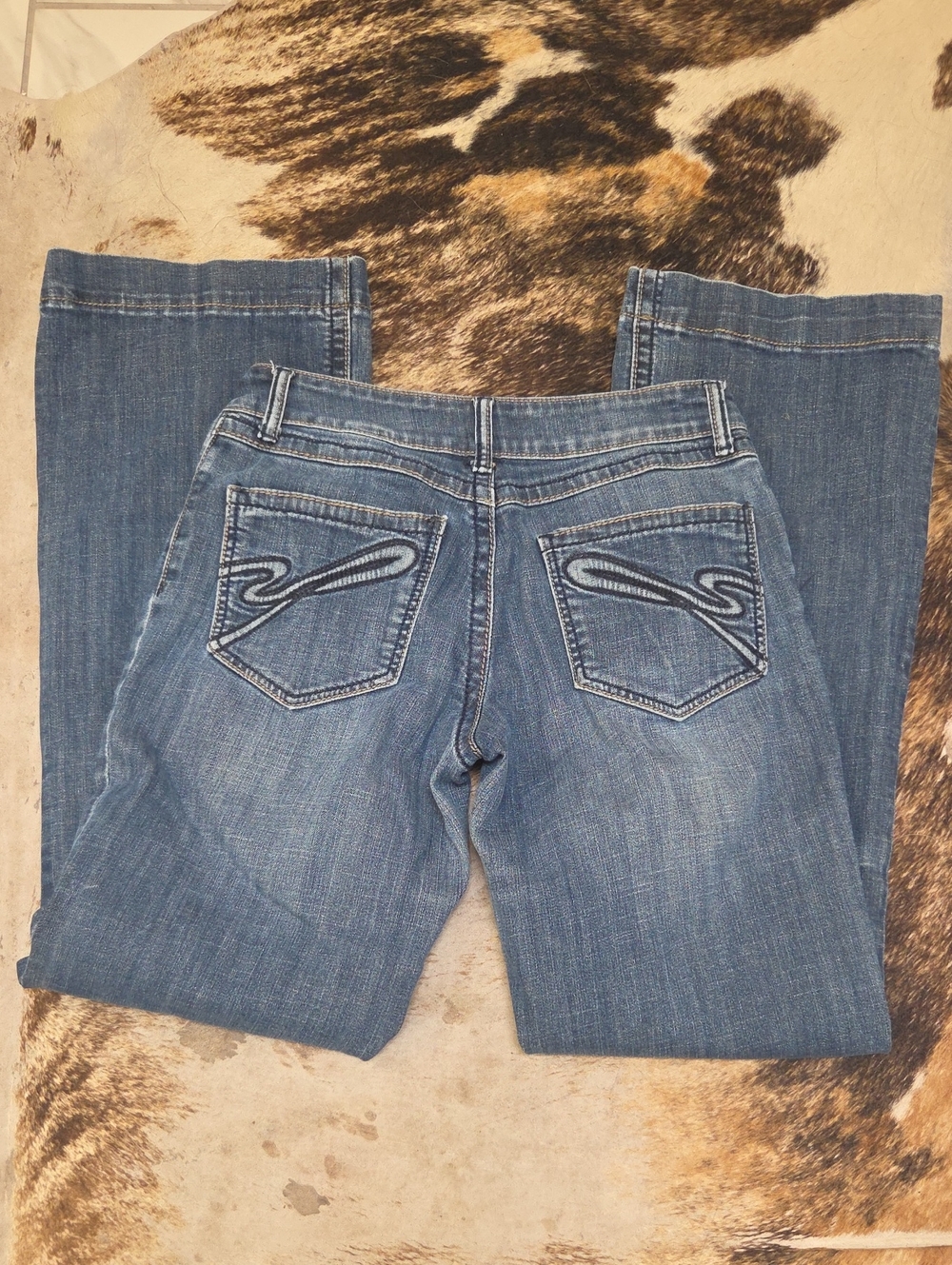 Stetson Women's Blue Trouser Jeans 10 Long